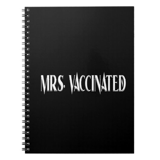 Frau Vaccected Notizblock (Vorderseite)