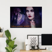Frau Vampire Poster (Heimbüro)