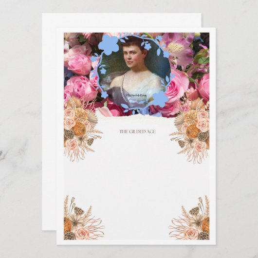 Frau Vanderbilt Gilded Age Card 🎉 👑 (Vorne/Hinten)