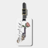 Frau Velvet Revolver Logo für die Markenbezeichnun Gepäckanhänger (Vorderseite vertikal)