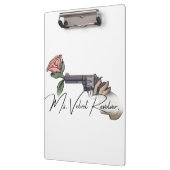 Frau Velvet Revolver Logo für die Markenbezeichnun Klemmbrett (Links)