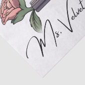 Frau Velvet Revolver Logo für die Markenbezeichnun Seidenpapier (Ausschnitt)