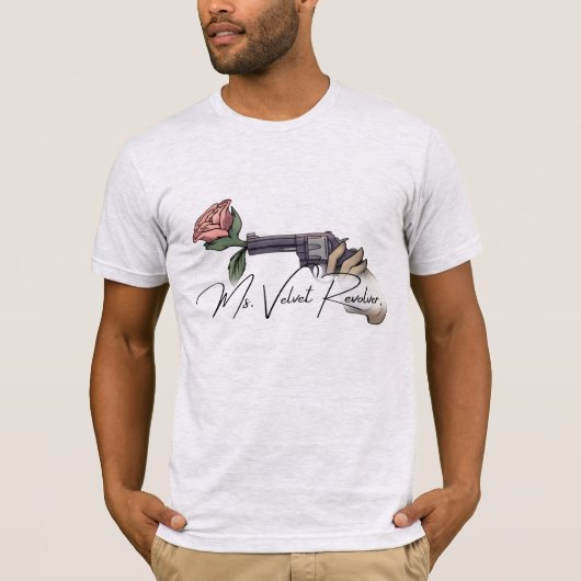 Frau Velvet Revolver Logo für die Markenbezeichnun T-Shirt (Vorderseite)