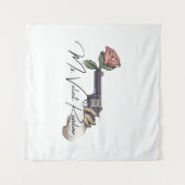 Frau Velvet Revolver Logo für die Markenbezeichnun Wandteppich (Vorderseite (Horizontal))