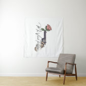 Frau Velvet Revolver Logo für die Markenbezeichnun Wandteppich (Beispiel (Horizontal))