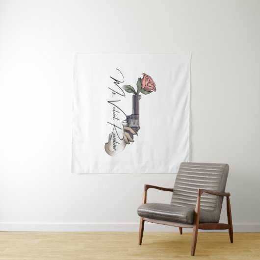 Frau Velvet Revolver Logo für die Markenbezeichnun Wandteppich (Beispiel (Horizontal))