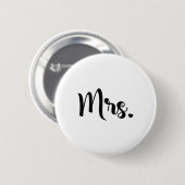 Frau Verlobung Wedding Brautparty Bride Button (Vorne & Hinten)