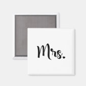 Frau Verlobung Wedding Brautparty Bride Magnet (Vorderseite/Rückseite)