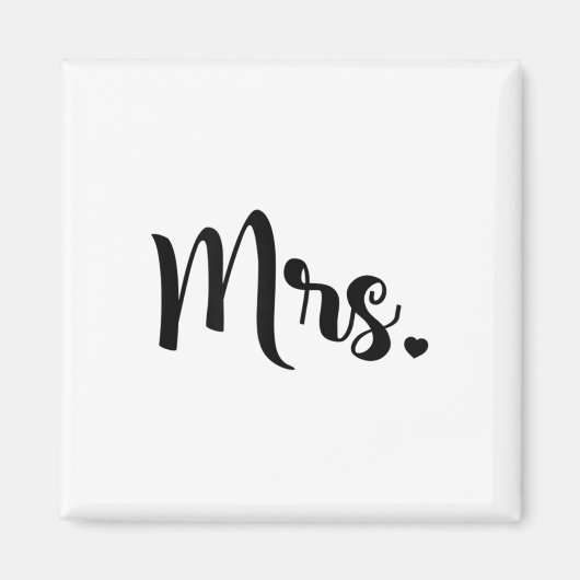 Frau Verlobung Wedding Brautparty Bride Magnet (Vorne)