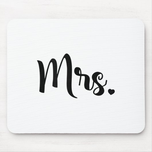 Frau Verlobung Wedding Brautparty Bride Mousepad (Vorne)