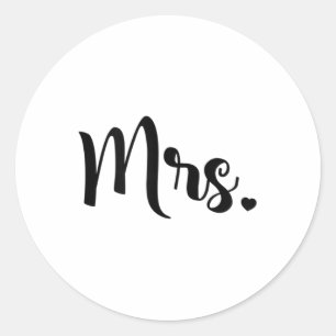 Frau Verlobung Wedding Brautparty Bride Runder Aufkleber