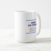 Frau Vizepräsidentin Kamala Harris Einweihung Kaffeetasse (VorderseiteRechts)