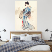 Frau, volles Portrait Leinwanddruck (Insitu (Schlafzimmer))