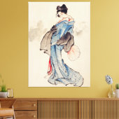 Frau, volles Portrait Leinwanddruck (Insitu (Wohnzimmer))