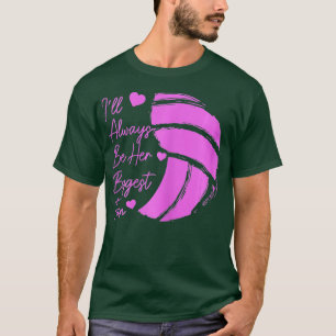 Frau Volleyball Mama Ihre größte Fans Volleyball D T-Shirt