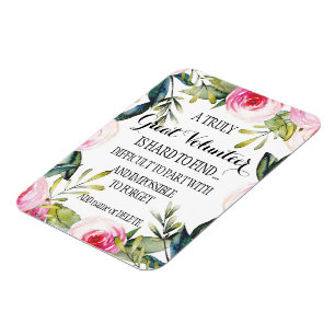 Frau Volunteer Vielen Dank für Ihr Dankeschön Magnet