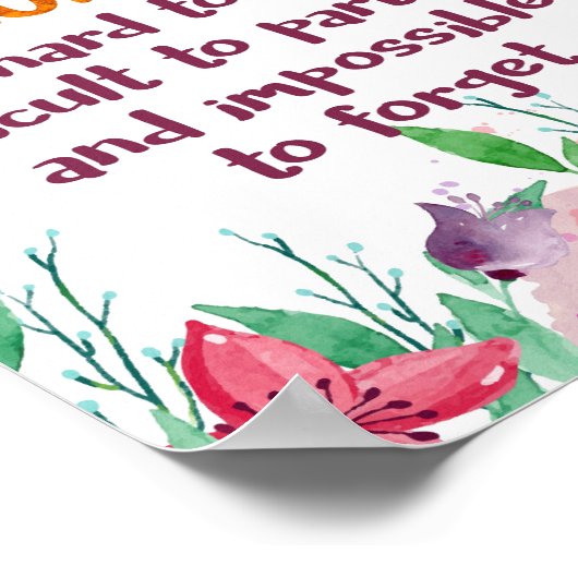 Frau Volunteer Vielen Dank für Ihr Dankeschön Poster (Ecke)