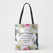 Frau Volunteer Vielen Dank für Ihr Dankeschön Tasche (Vorderseite)