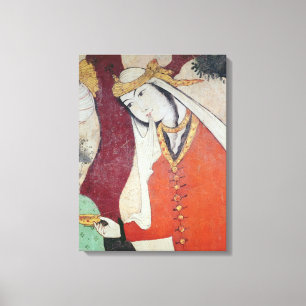 Frau vom Gericht von Shah Abbas I, 1585-1627 Leinwanddruck