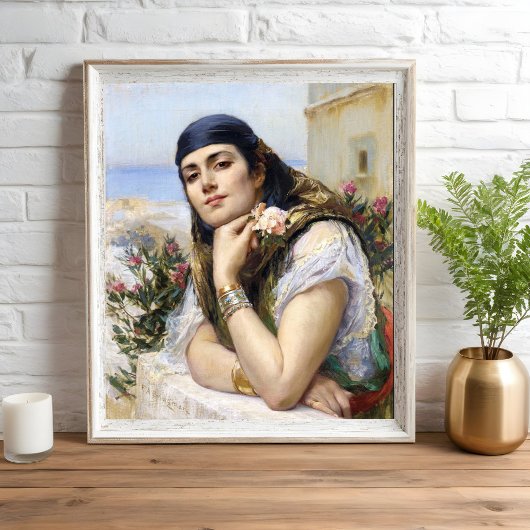 Frau von Algier, Arthur Bridgman Poster