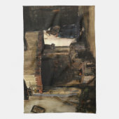 Frau von einem Hearth von Vincent van Gogh Geschirrtuch (Vertikal)