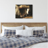 Frau von einem Hearth von Vincent van Gogh Leinwanddruck (Insitu (Schlafzimmer))