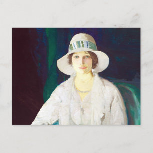 Frau von George Wesley Bellows Postkarte
