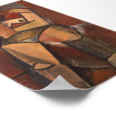 Frau von Pablo Picasso (1908) Poster (Ecke)