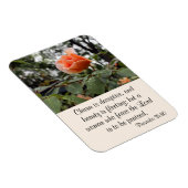 Frau von Tugend Rose Magnet (Rechte Seite)