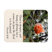 Frau von Tugend Rose Magnet (Horizontal)