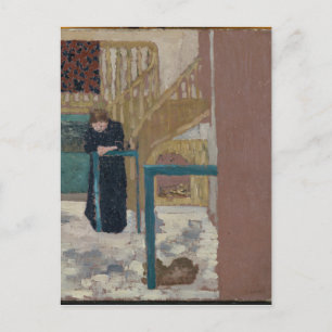 Frau Vuillard in einem Set Designer Studio Postkarte