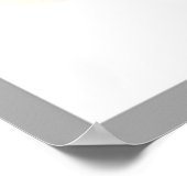 Frau Wandern im Camino de Santiago Poster (Ecke)