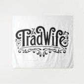 Frau Wandteppich (Vorderseite (Horizontal))