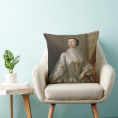 Frau Wardle, 1742 (Öl auf Leinwand) Kissen (Stuhl )