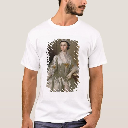 Frau Wardle, 1742 (Öl auf Leinwand) T-Shirt (Vorderseite)