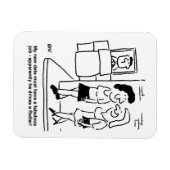 Frau Wartete, ein Datum zu treffen, das "eine Roll Magnet (Horizontal)