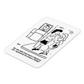 Frau Wartete, ein Datum zu treffen, das "eine Roll Magnet (Linke Seite)