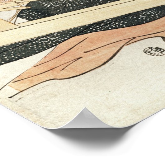 Frau Weaving Poster (Ecke)