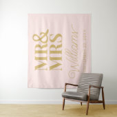 Frau Wedding Brautparty Moderner Hintergrund Wandteppich (Beispiel)