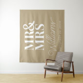 Frau Wedding Brautparty Moderner Hintergrund Wandteppich (Beispiel)