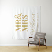 Frau Wedding Brautparty Moderner Hintergrund Wandteppich (Beispiel)