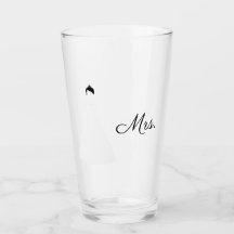 Frau Wedding Trinkglas