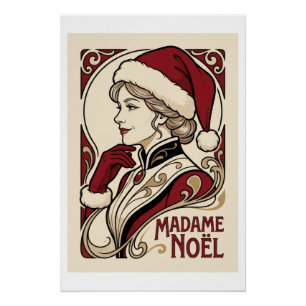 Frau Weihnachten Poster