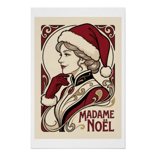 Frau Weihnachten Poster (Vorderseite)