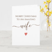 Frau Weihnachtskarte Karte (Gelbe Blume)