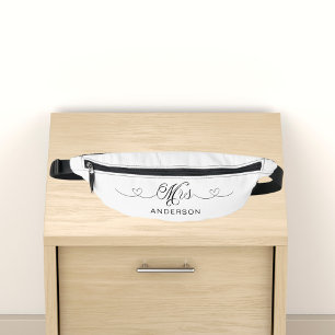 Frau White Black, frisch verheiratet Bauchtasche