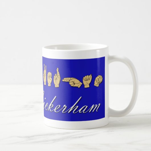 Frau Wickerham Mug Kaffeetasse (Rechts)