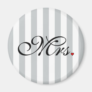 Frau Wife Bride Click, zum der Farbstreifen Magnet