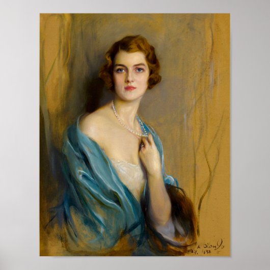 Frau William Burden, Poster (Vorne)