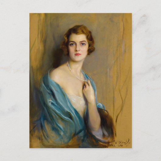 Frau William Burden, Postkarte (Vorderseite)